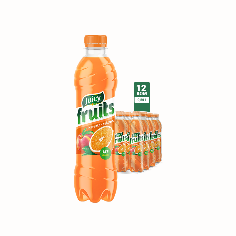 Juicy Fruits Naranča Nektarina 0.5l 1/12