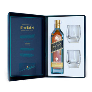 Johnnie Walker Blue Label 40% 0.70l poklon pakovanje sa 2 čaše