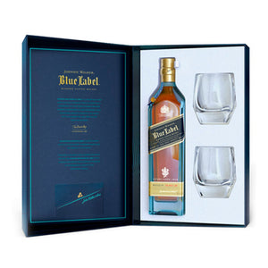Johnnie Walker Blue Label 40% 0.70L poklon pakovanje sa 2 čaše
