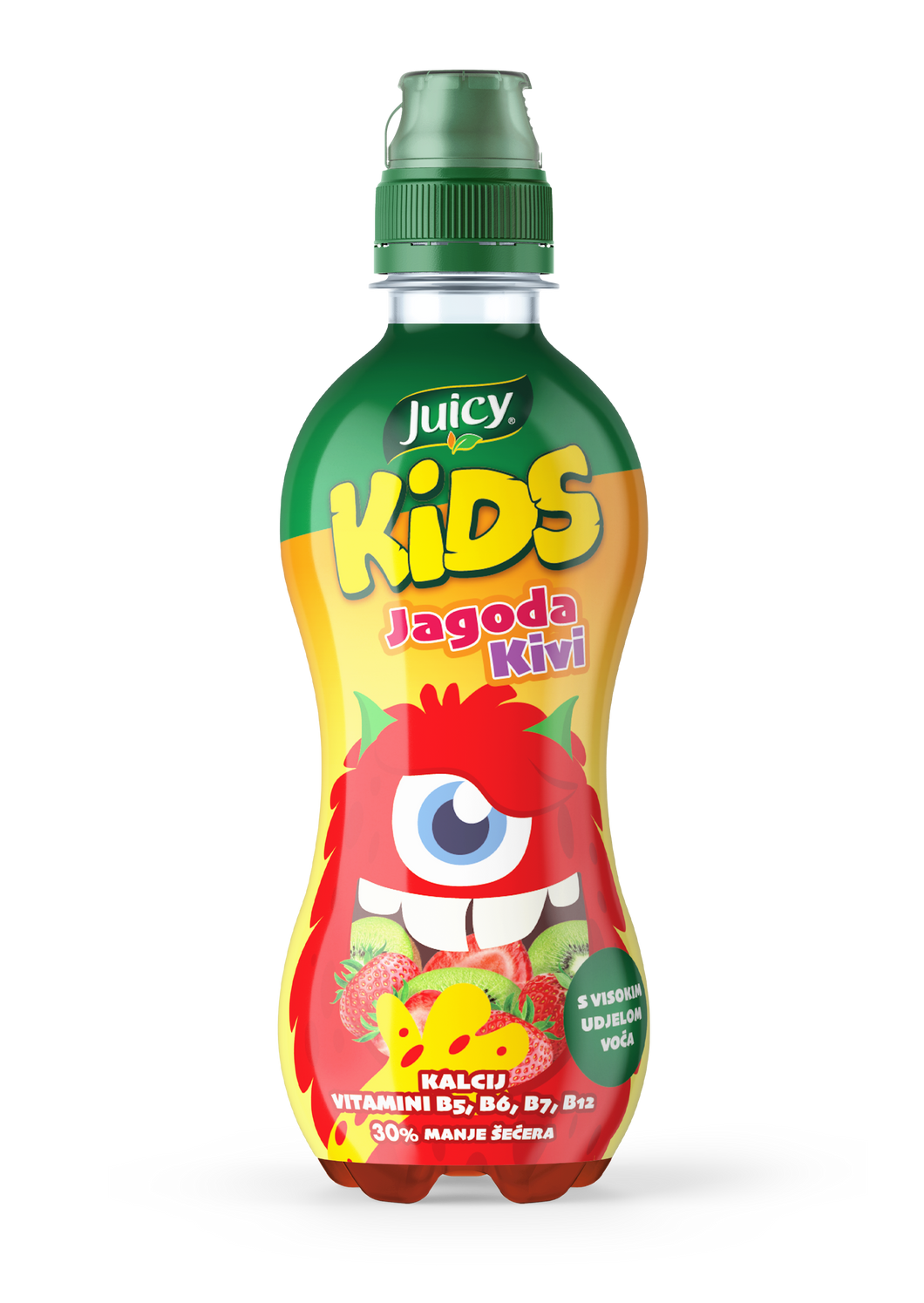 Juicy Kids jagoda kivi 0.33l 1/6