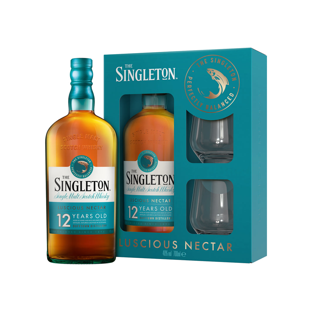 The Singleton 40% 0.70L poklon pakovanje sa 2 čaše