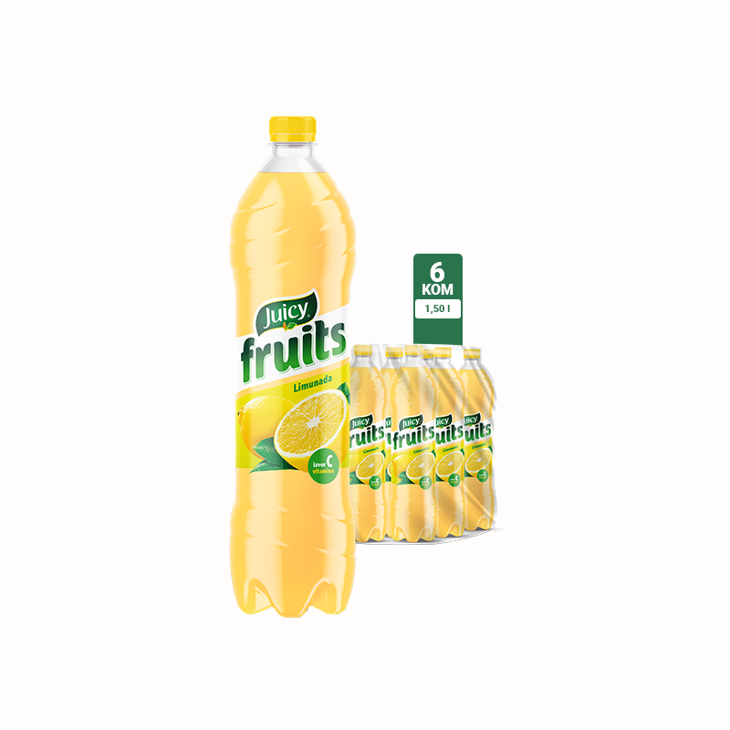 Juicy Fruits Limunada 1.5l 1\6