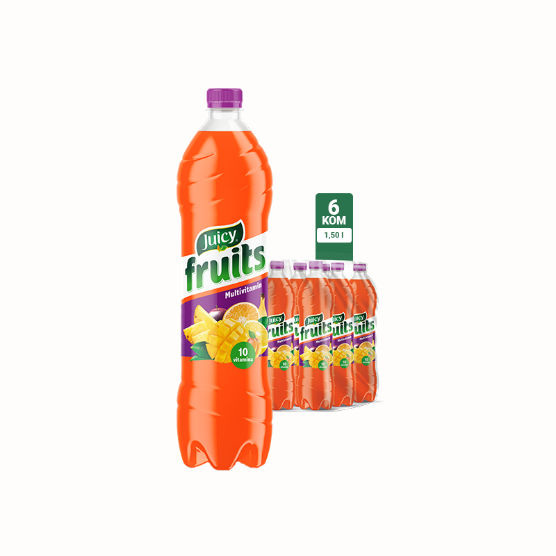 Juicy Fruits Multivitamin 1.5l 1/6