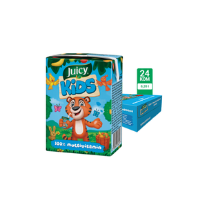 Juicy Kids multivit. 100% 0.2L 24/1