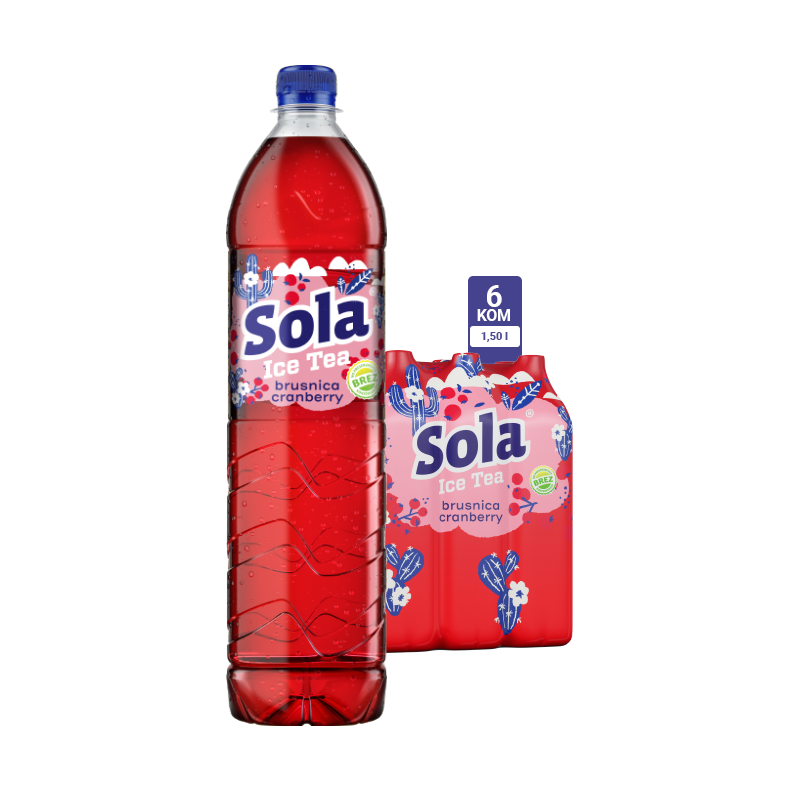 Sola Ledeni čaj brusnica 1.5 1/6