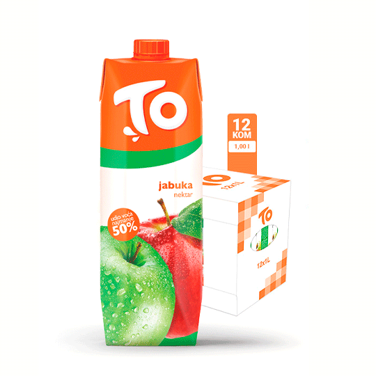 TO Jabuka nektar 1l 1/12