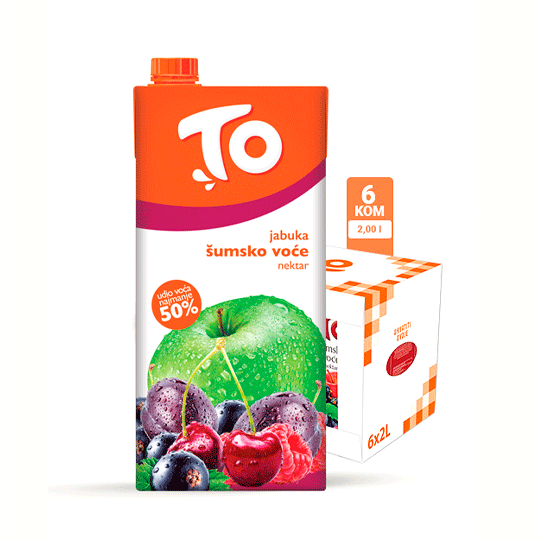TO šumsko voće-jabuka 2L 1\6